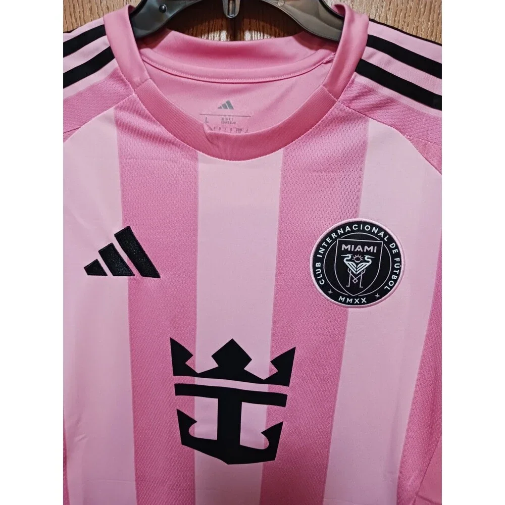 Lionel Messi (Adidas)-(Inter)-(Miami)-(Pink)-(Jersey)-(New)-(Size:L)-$98.00 - Picture 9 of 11